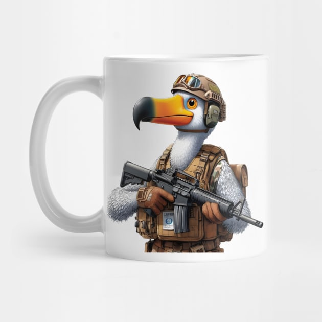 Tactical Dodo Bird by Rawlifegraphic